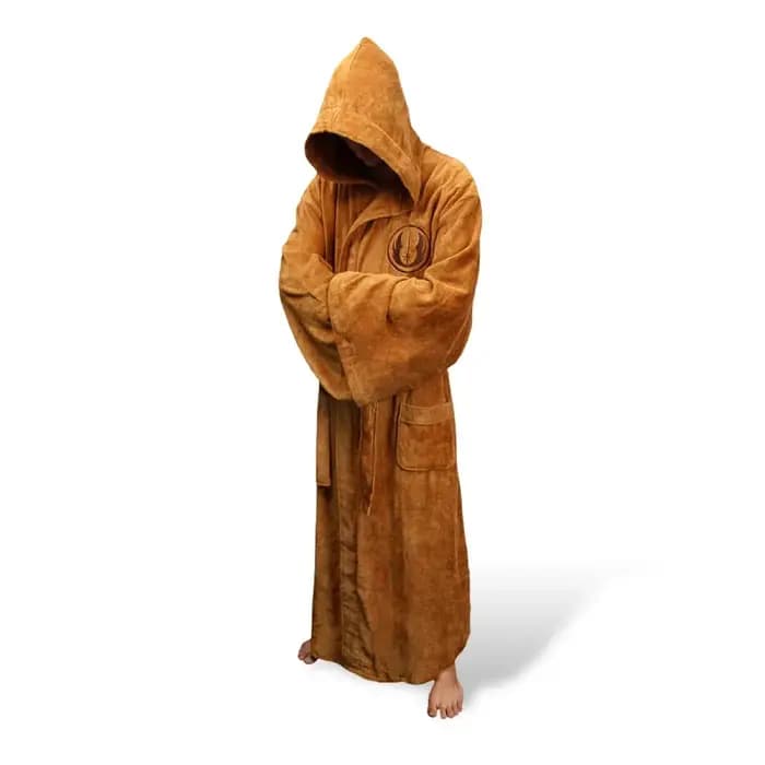 Homme flanelle Robe mâle avec capuche épaisse étoile