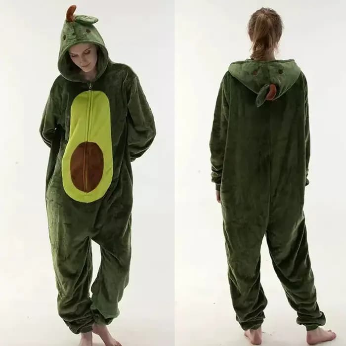 Pyjamas animaux mignons pour hommes femmes hiver flanelle