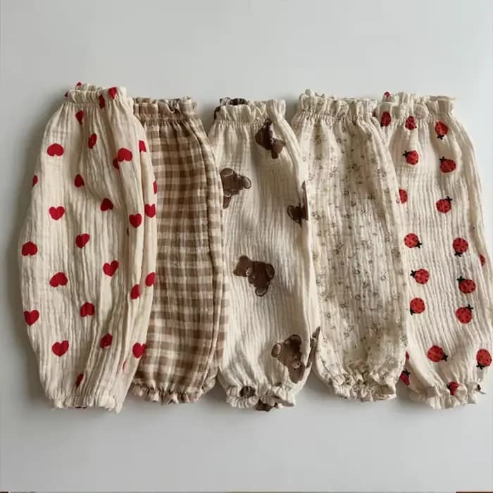 Pantalons pour bébé en coton biologique