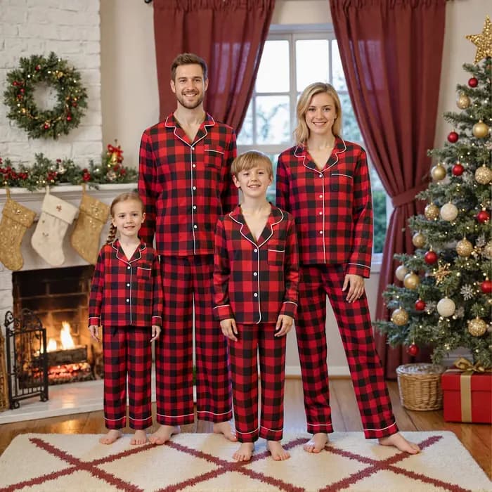 Pyjama de famille de noël