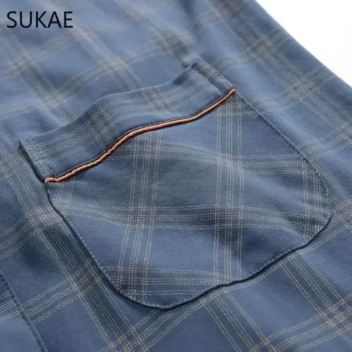L-4XL peignoir de luxe pour homme automne hiver tricoté coton à manches longues col châle hommes Robes élégant