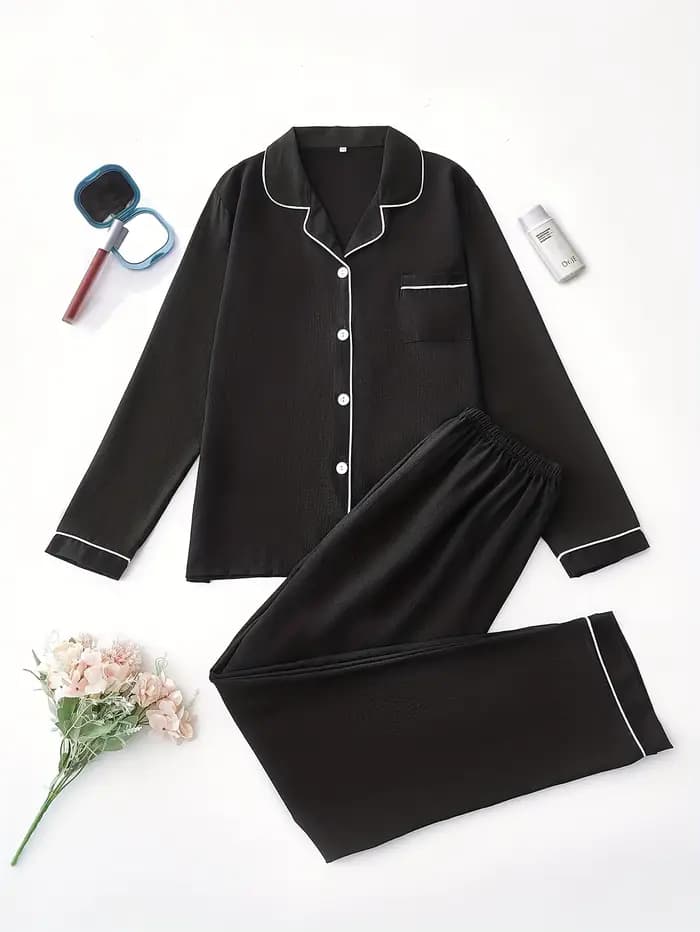 Ensemble de pyjama à manches longues pour femmes