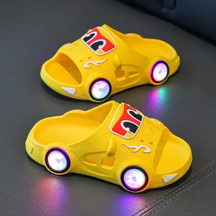 Chaussons de dessin animé lumineux polyvalents pour filles, chaussures mignonnes antidérapantes pour