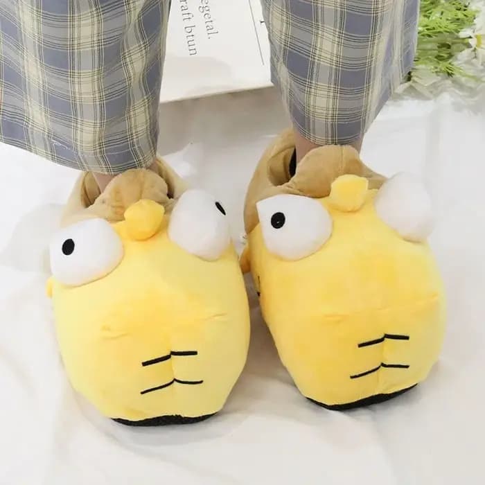 Pantoufles en peluche chaudes The Simpsons