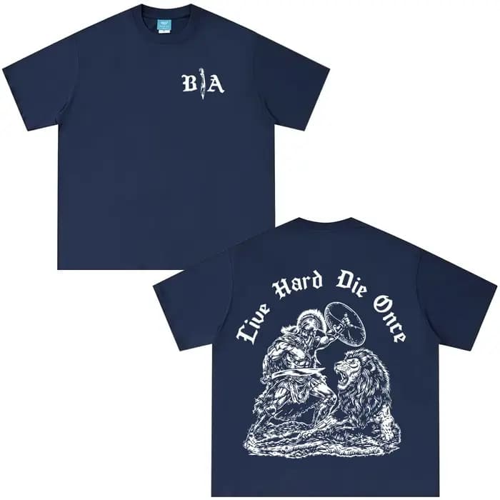 T-shirt à manches courtes en pur coton pour hommes et femmes
