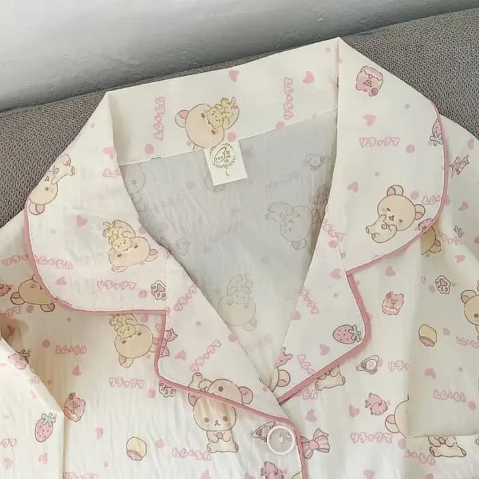 M-5XL grande taille pyjama ensemble pour femmes automne hiver mignon grande taille vêtements de nuit dames confortable vêtements de détente femmes vêtements de maison