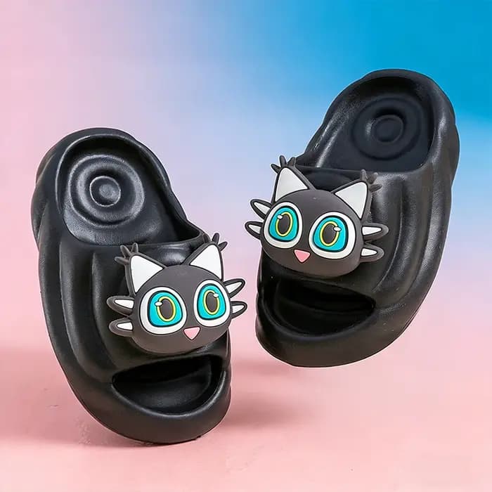 Chaussons 3D Monster Cat pour enfants en bas âge