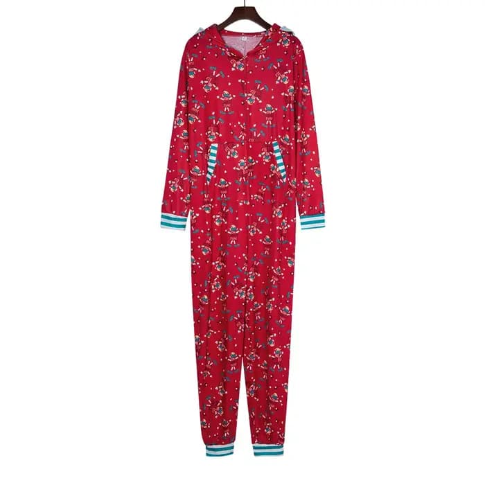 Combinaison pyjama de noël assortie pour la famille