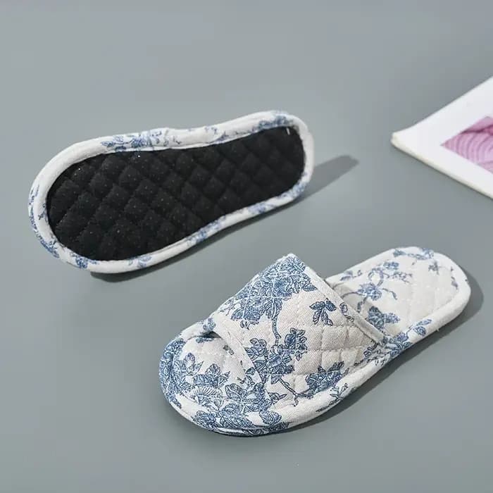 Pantoufles de maison en coton doux