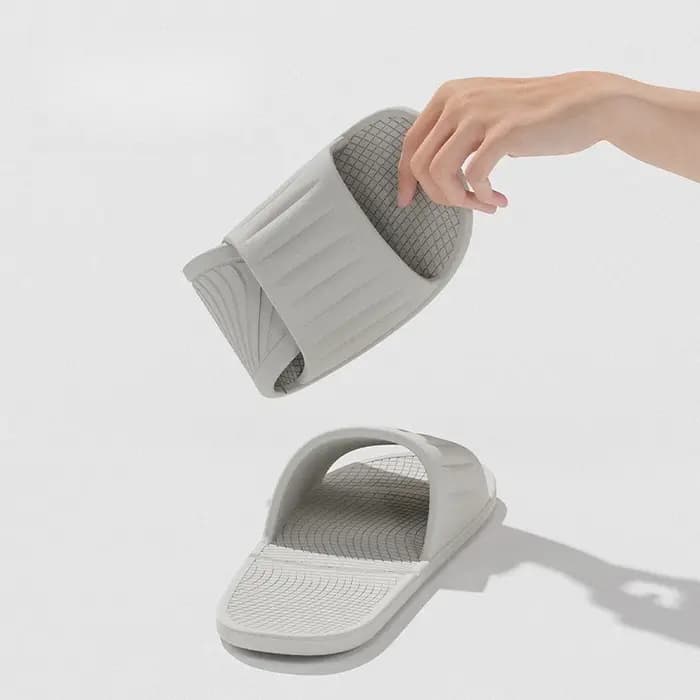 Chaussons de voyage pliables pour hommes et femmes - Sandales de salle de bain portables pour hôtel