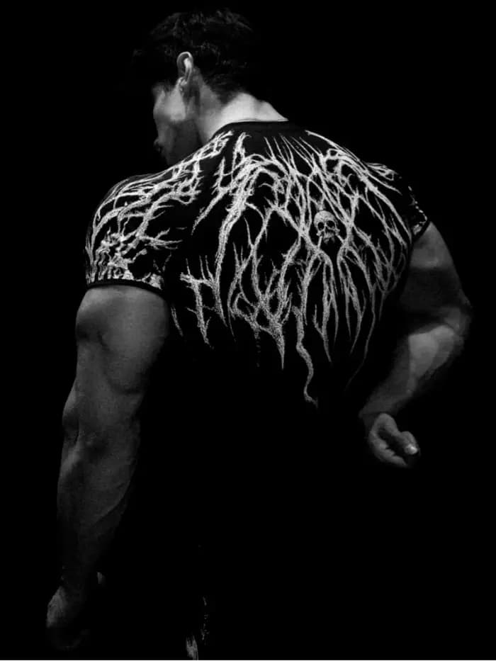 Breathedivinity Vêtements ajustés à haute élasticité - T-shirt de course et d'entraînement pour hommes