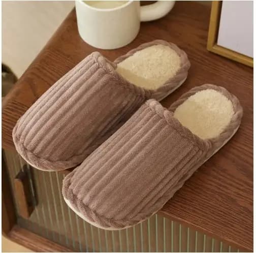 Chaussons d'hiver pour femmes avec duvet, plusieurs couleurs, 2024