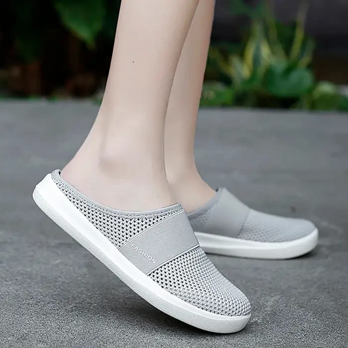 Chaussures Plates Demi-Pantoufles Confortables pour Femme