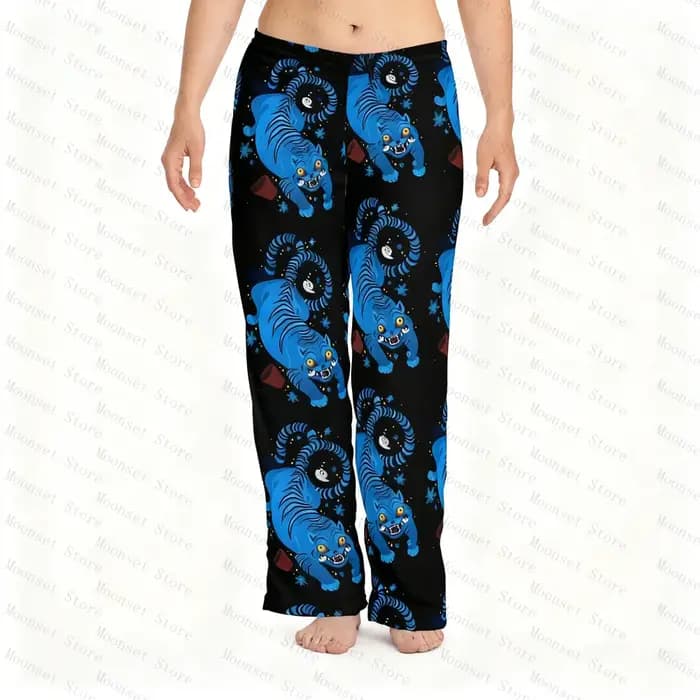 Noël femmes pyjamas pantalon renne flocons de neige arbres festifs