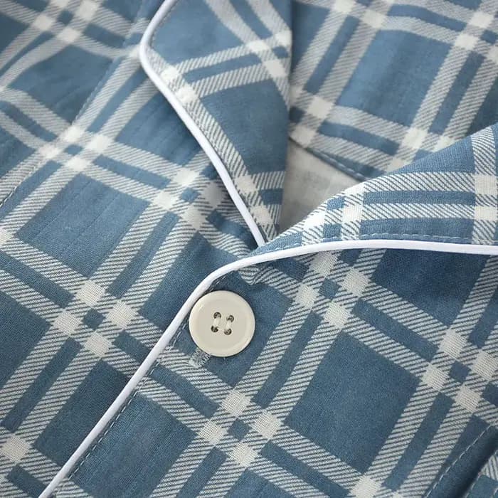 Pyjama à Carreaux Imbibé 100% Coton pour Homme