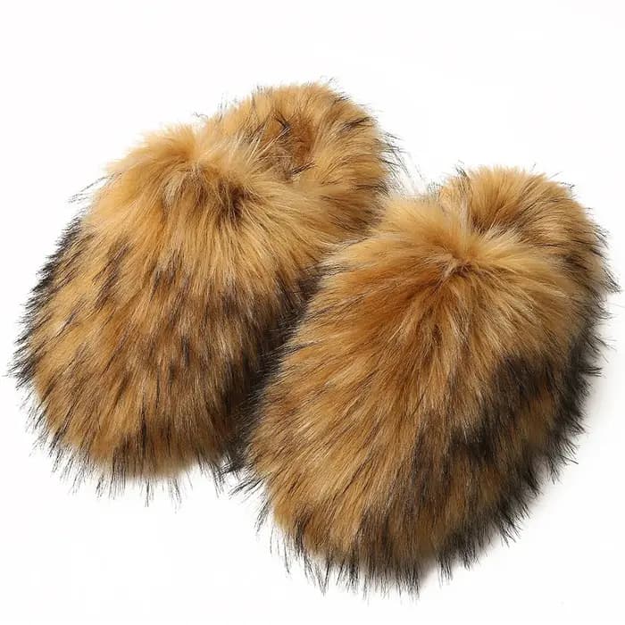 2025 nouveau Style pantoufles en fausse fourrure pour femmes automne/hiver maison pantoufles anti-dé