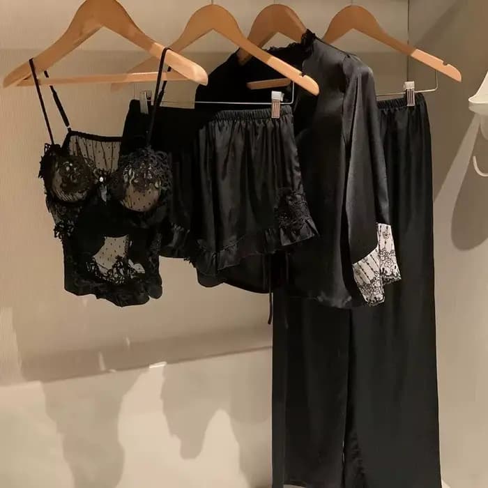 Ensemble pyjama 4 pièces pour femmes
