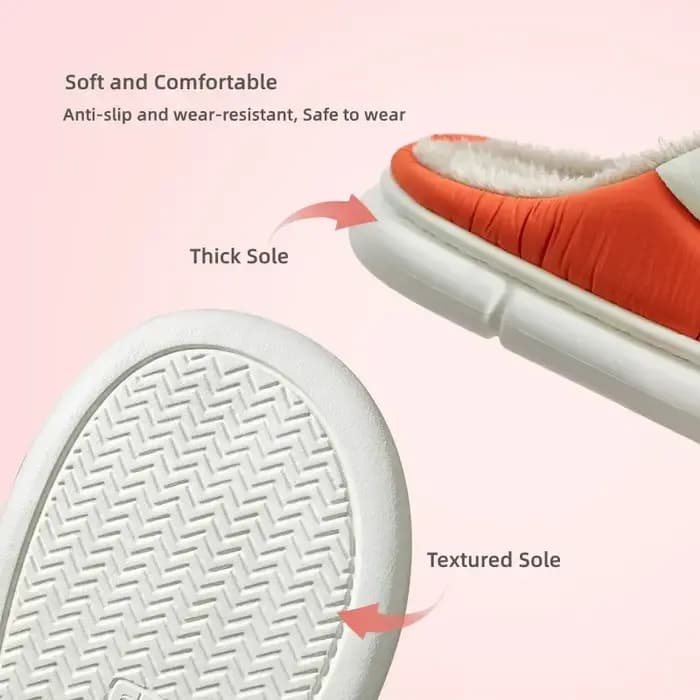 Chaussons chauds imperméables pour hommes et femmes