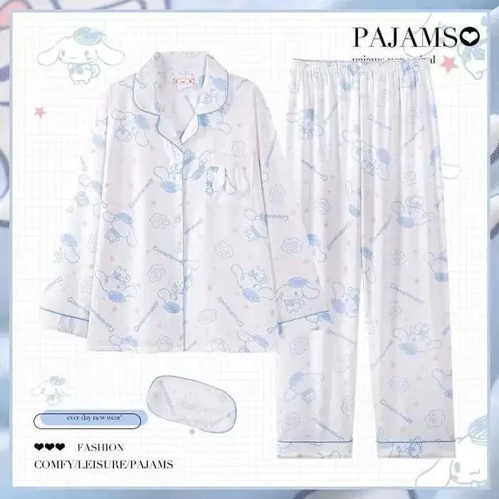 Pyjamas populaires Pompom Purin pour femmes, ensemble de vêtements d'intérieur mignon à manches longues pour le printemps et l'automne, style Ins, pouvant être porté à l'extérieur, pour étudiantes, no