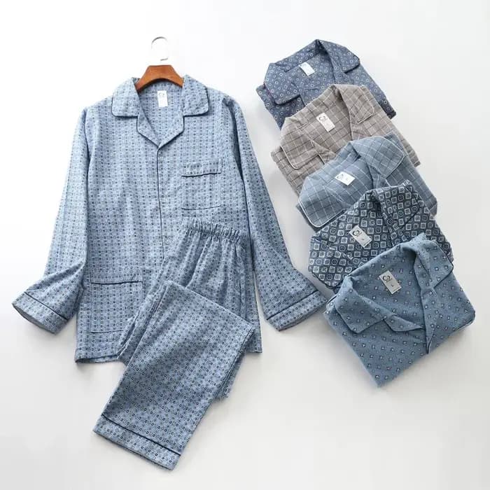 Ensemble de pyjama à manches longues pour hommes