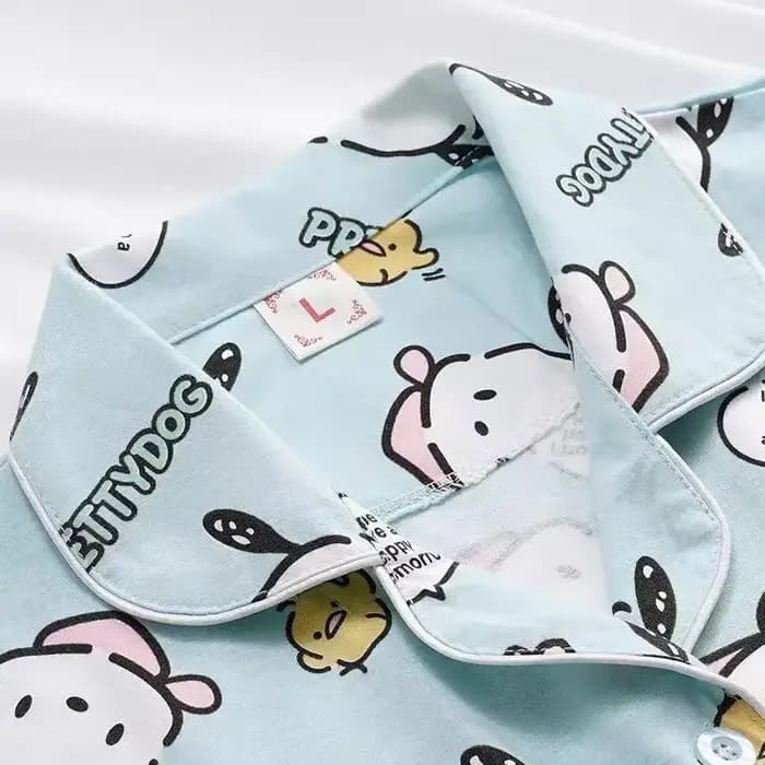 Pyjamas populaires Pompom Purin pour femmes, ensemble de vêtements d'intérieur mignon à manches longues pour le printemps et l'automne, style Ins, pouvant être porté à l'extérieur, pour étudiantes, no