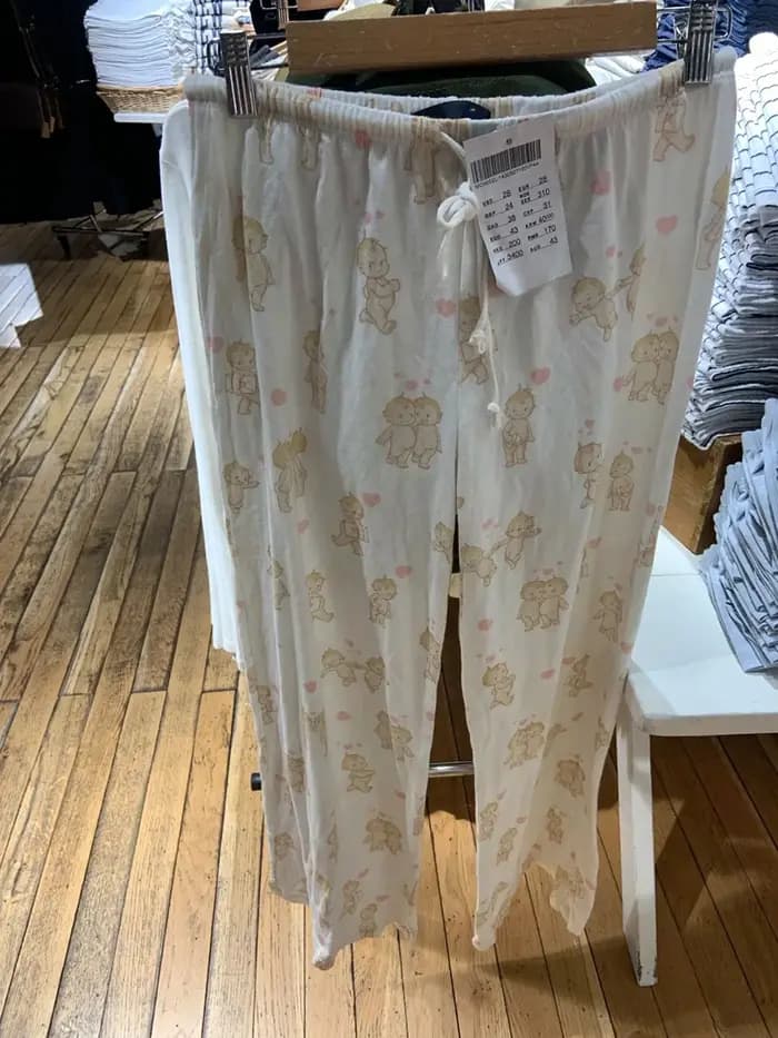 Ensemble pyjama femme imprimé ange