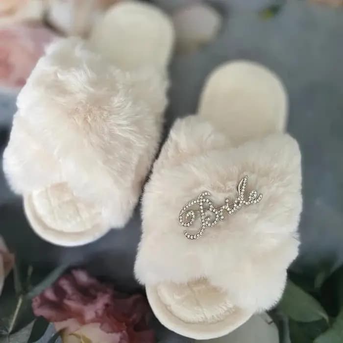 Bride to be-Pantoufles de décoration pour enterrement de vie de jeune fille, fête de mariage, douche