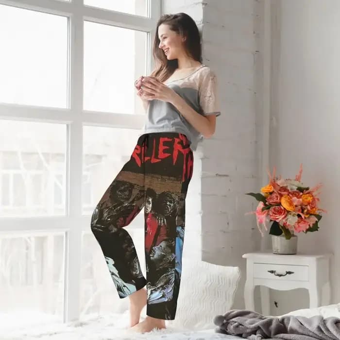 Pantalon de pyjama personnalisé pour femme Michael J-Jackson