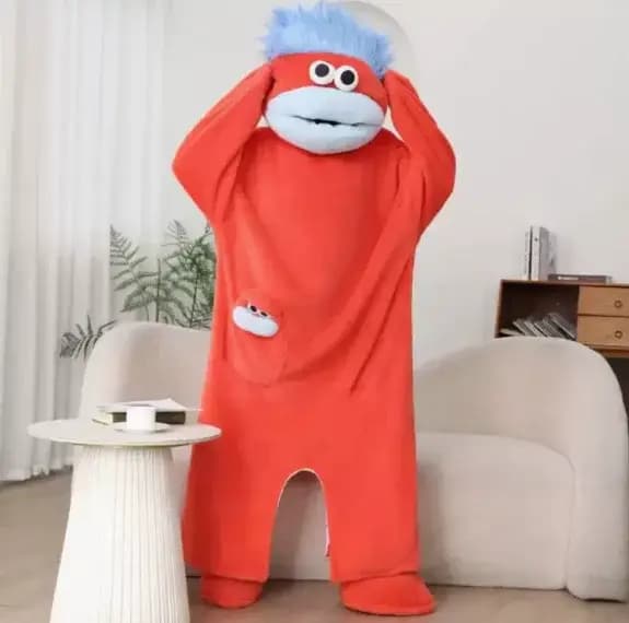 26 Nouveaux Pyjamas Combinaisons à Poils Longs Motif Diable de Tasmanie et Grenouille Triste, pour H
