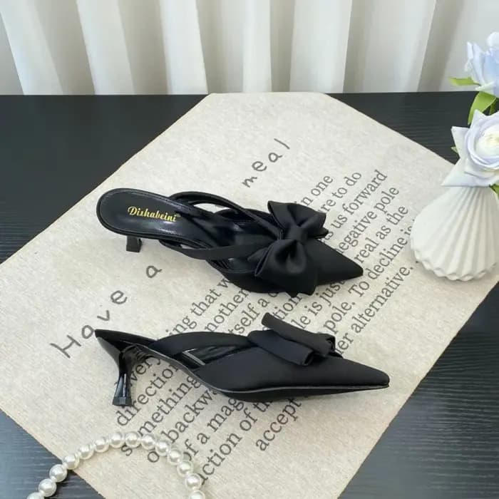 Mules roses style féerique pour femme