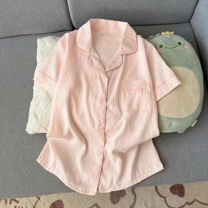 Pyjama doux à motif de dessin animé pour femmes