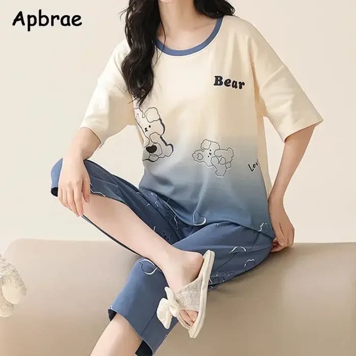 Pyjama Capris d'été pour femmes