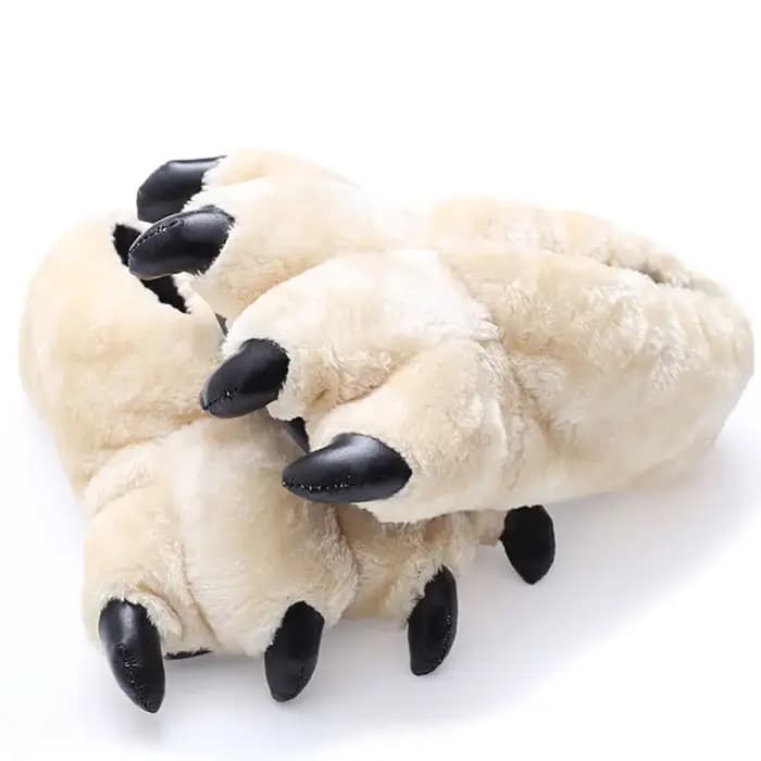 Pantoufles de patte unisexes avec griffes pour chaussures dames