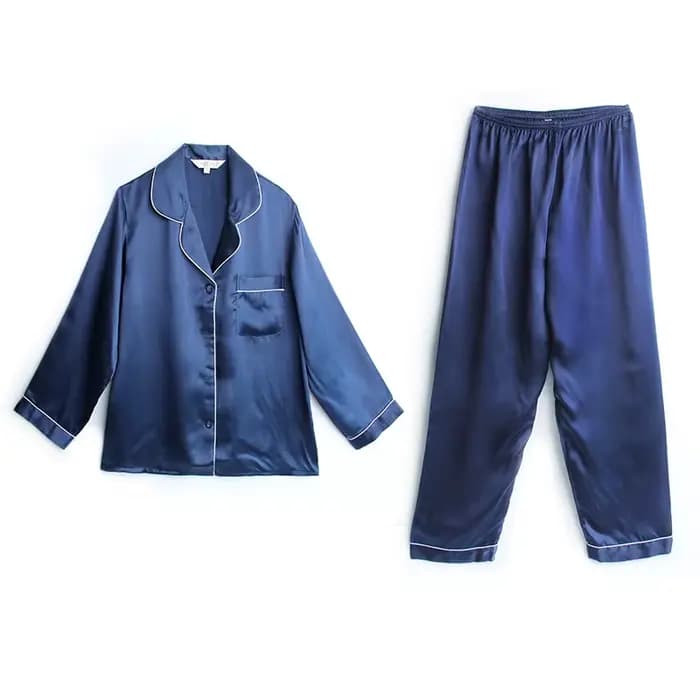 Pyjama en soie mûre pour femme