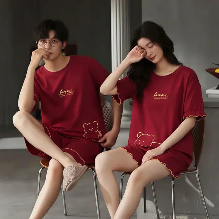 Ensembles de pyjama d'été 2026 pour couple, manches longues, 100 % coton, pour homme, style coréen, ample, vêtements de nuit, pyjama femme, vêtements d'intérieur, pijama mujer