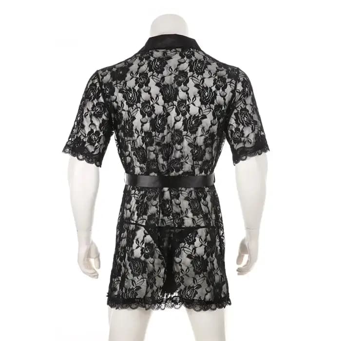 Peignoir en dentelle pour hommes