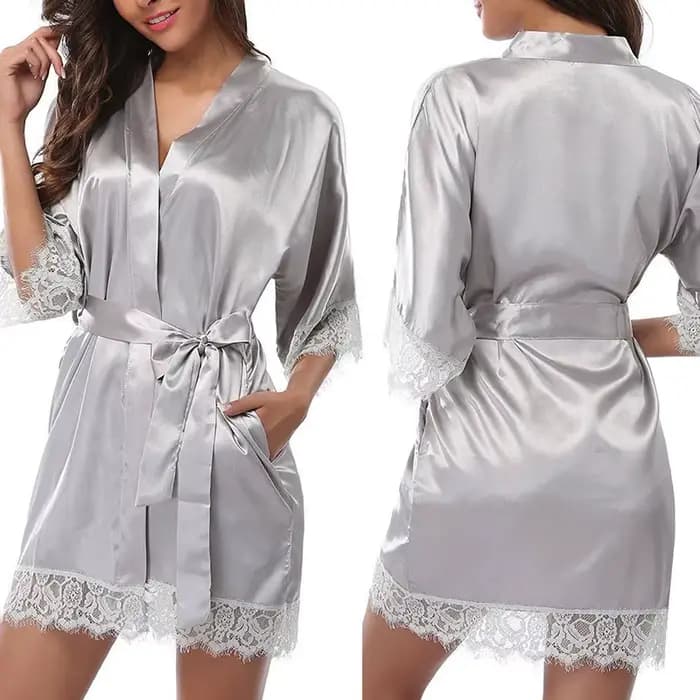1 pièce sous-vêtements pour femmes Robe brillante pyjama glace soie grande taille chemise de nuit Homewear mode tendance