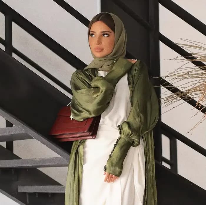 Robe cardigan en satin turc pour femme, vêtements d'extérieur musulmans, manches boutonnées, Dubaï,