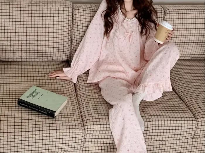 Pyjama en pur coton pour femmes