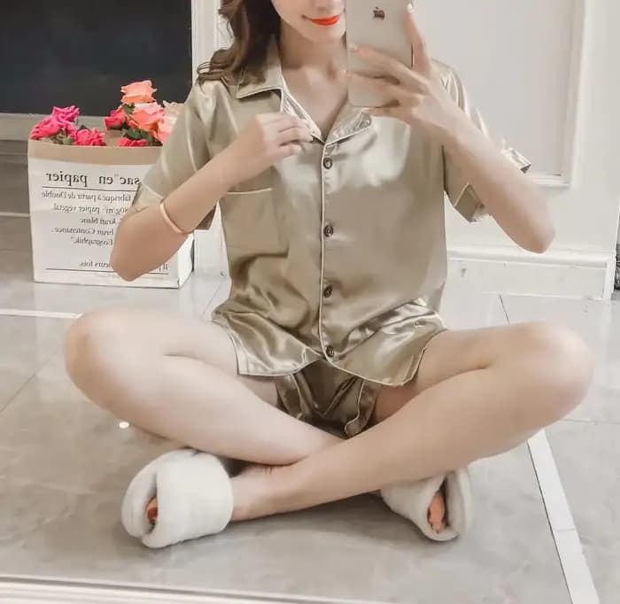 Pyjama en Satin personnalisé