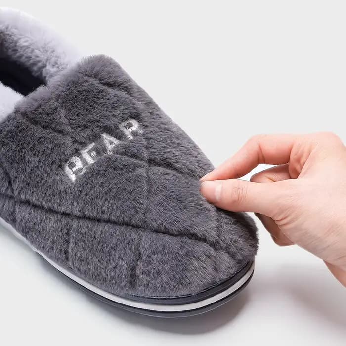 TZLDN pantoufles de fourrure hommes maison TPR plate-forme coussin chaud doux concepteur salon chaussures confortable antidérapant haute qualité intérieur