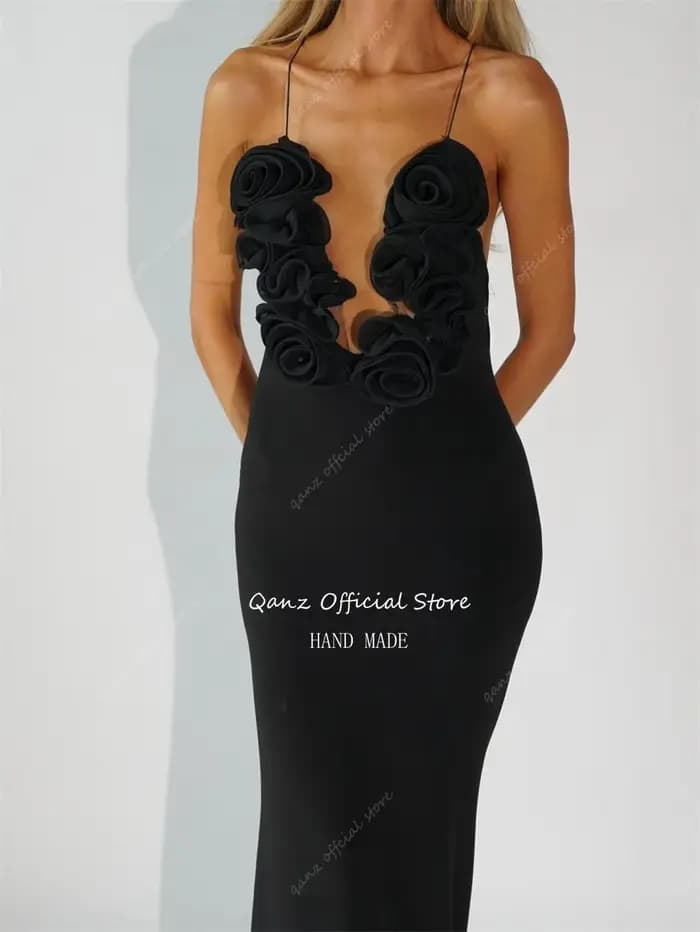 Qanz Robe de soirée sirène sexy