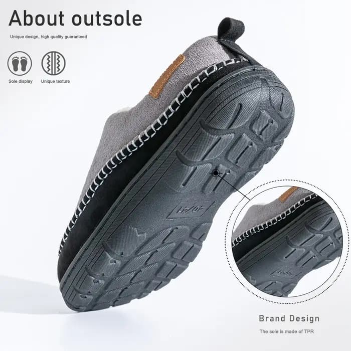 Chaussons chauds pour hommes