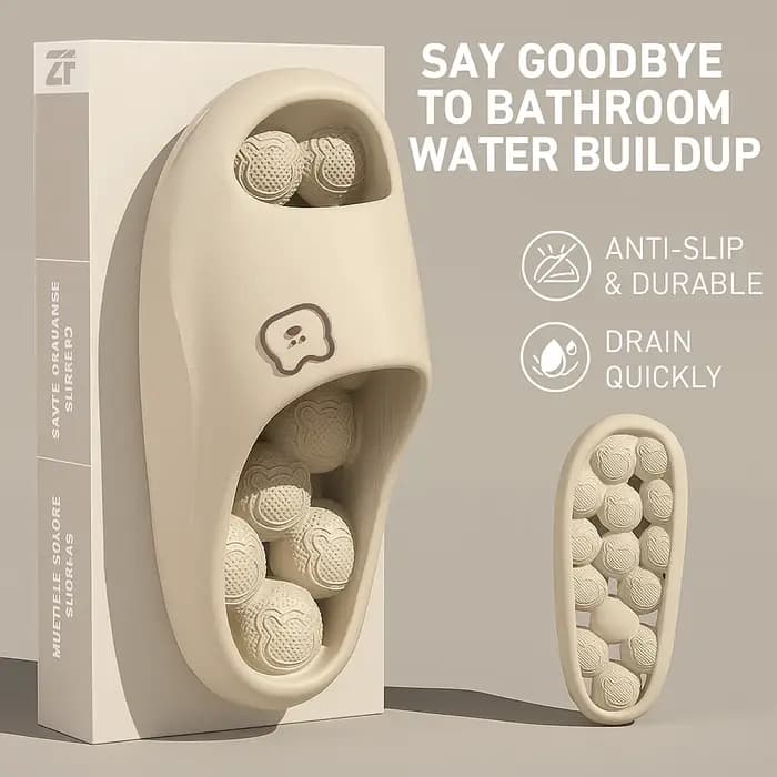 Poussant Eva Massage pantoufles de salle de bain pour femmes chaussures de salon diapositives de maison tongs d'intérieur pour hommes pantoufle de maison