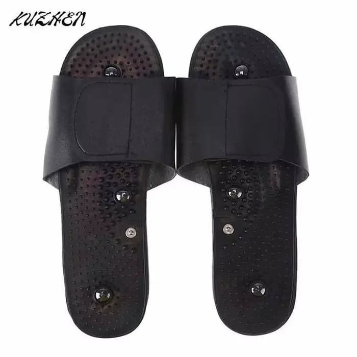 Pantoufles à électrodes de Massage, 1 paire, pantoufles de thérapie Tens, appareil de relaxation du