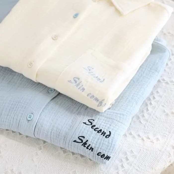 Pyjama femme 100% coton automne printemps manches longues