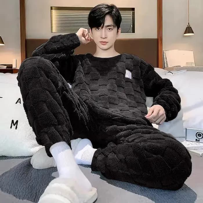 Vêtements de nuit Pyjamas pour hommes hiver