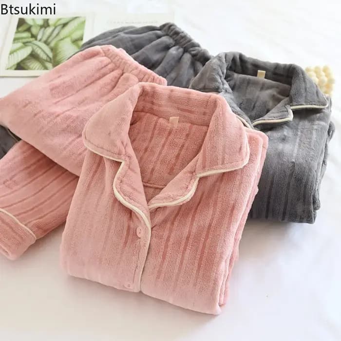 Nouveaux ensembles de pyjamas en flanelle 2026 pour femmes