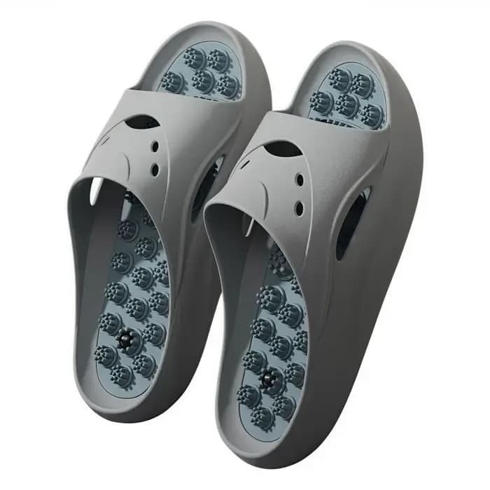 Chaussons de massage par acupression pour hommes, antidérapants, anti-odeurs, sandales souples et lé