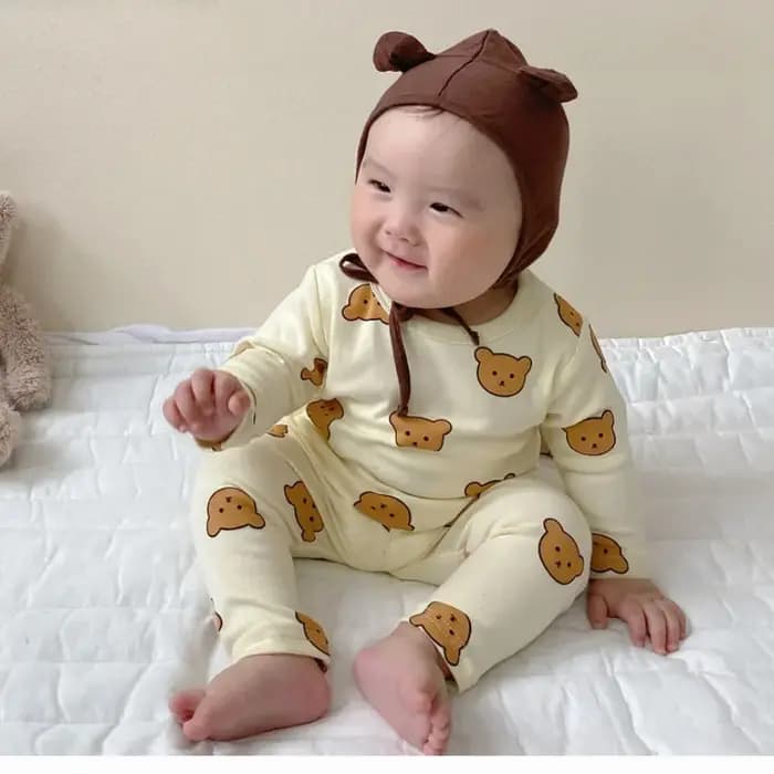 Ensemble pyjama pour bébés filles et garçons de 0 à 3 ans